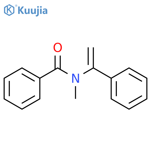 Benzamide, N-methyl-N-(1-phenylethenyl)- structure
