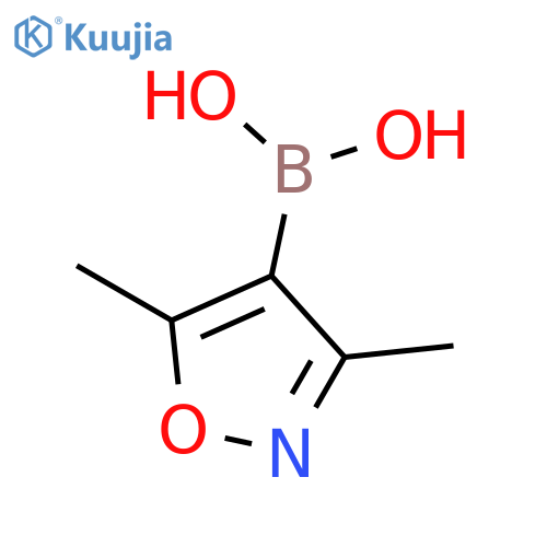 (dimethyl-1,2-oxazol-4-yl)boronic acid structure