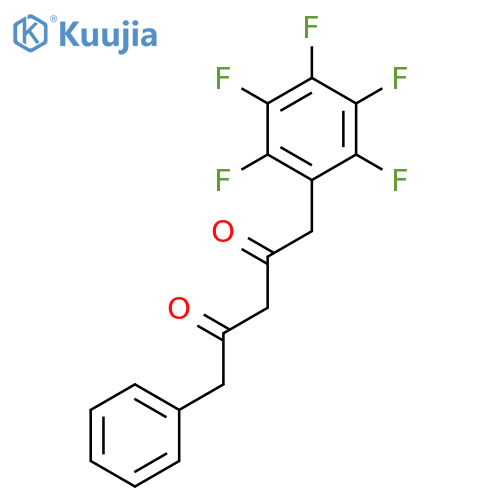 2,4-Pentanedione, 1-(pentafluorophenyl)-5-phenyl- structure