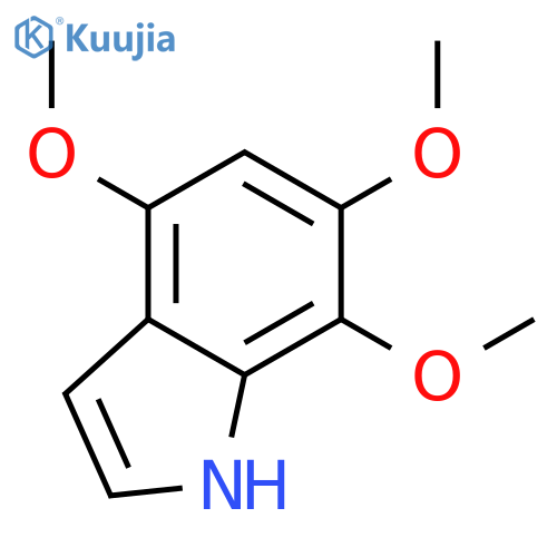 4,6,7-trimethoxy-1H-Indole structure