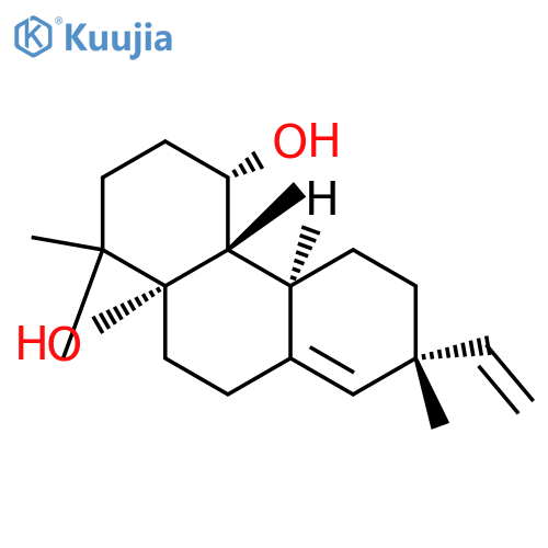 4,10a(1H)-Phenanthrenediol,7-ethenyl-2,3,4,4a,4b,5,6,7,9,10-decahydro-1,1,4a,7-tetramethyl-,(4S,4aS,4bS,7R,10aR)- structure