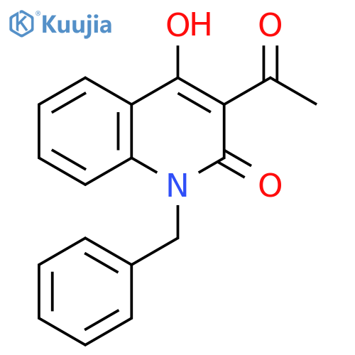 3-Acetyl-1-benzyl-4-hydroxy-2(1H)-quinolinone structure