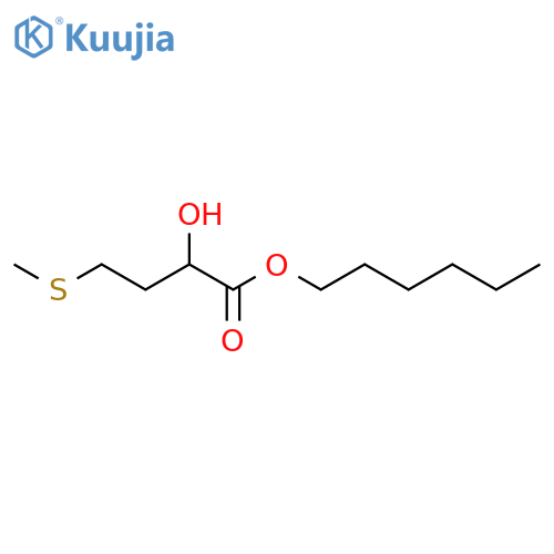 Butanoic acid, 2-hydroxy-4-(methylthio)-, hexyl ester structure