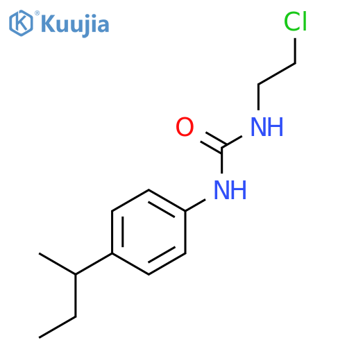Urea, N-(2-chloroethyl)-N'-[4-(1-methylpropyl)phenyl]- structure