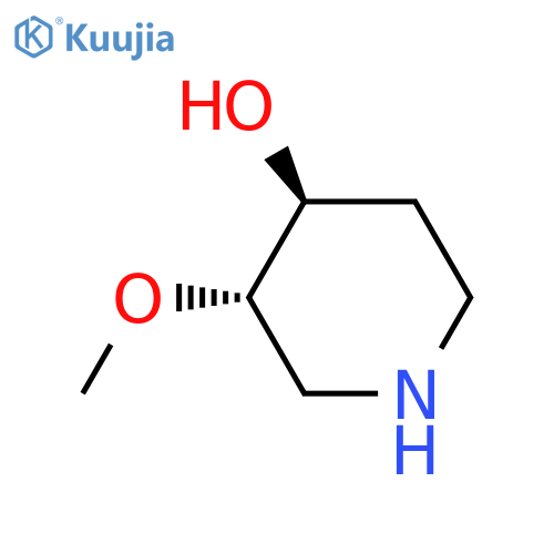 trans-3-methoxypiperidin-4-ol structure