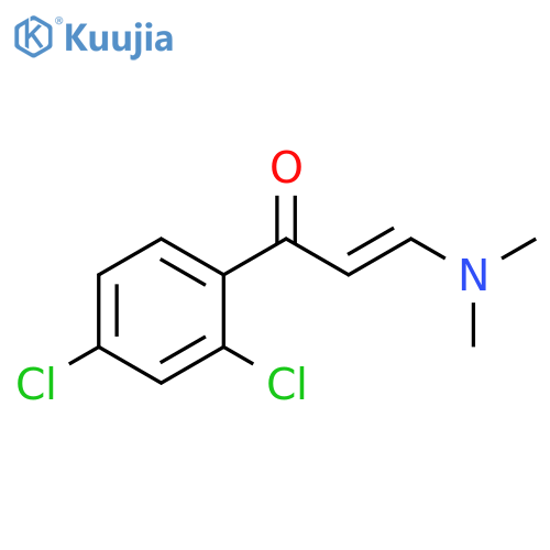 1-(2,4-dichlorophenyl)-3-(dimethylamino)prop-2-en-1-one structure