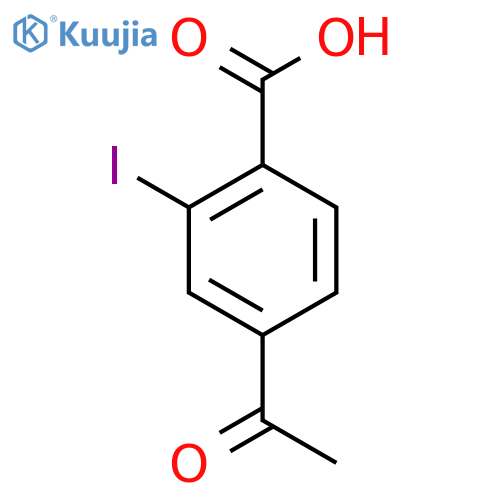 4-Acetyl-2-iodobenzoic acid structure