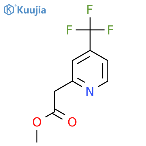 Methyl 2-(4-(trifluoromethyl)pyridin-2-yl)acetate structure