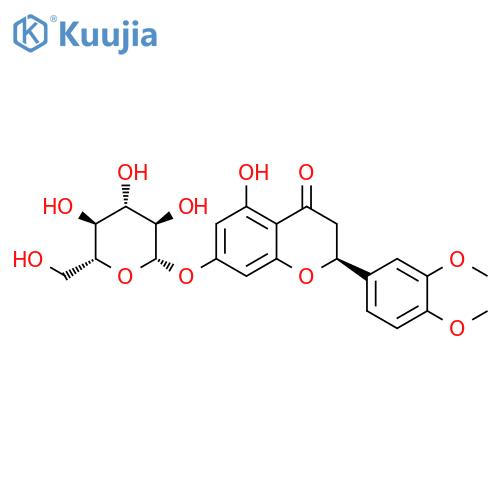 4'-O-methylether-Homoeriodictyol 7-glucoside structure