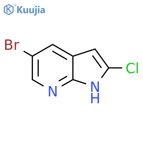 5-Bromo-2-chloro-1H-pyrrolo[2,3-b]pyridine structure