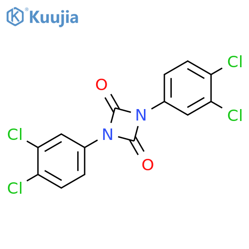 1,3-Diazetidine-2,4-dione, 1,3-bis(3,4-dichlorophenyl)- structure