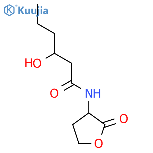 3-Hydroxy-hexanoyl-DL-homoserine lactone structure