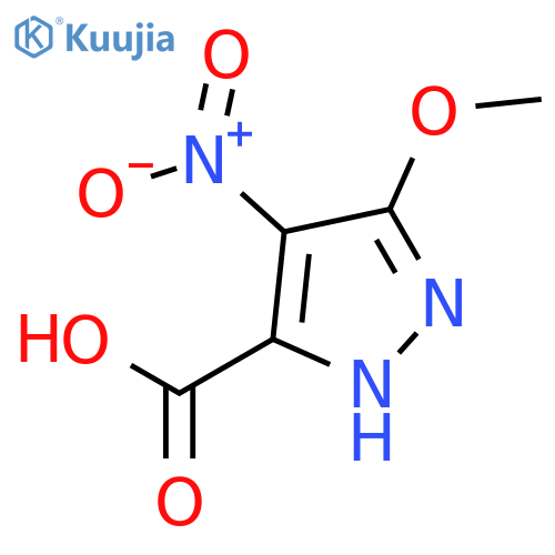 3-Methoxy-4-nitro-1H-pyrazole-5-carboxylic acid structure