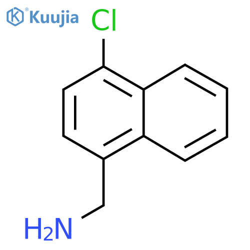(4-chloronaphthalen-1-yl)methanamine structure