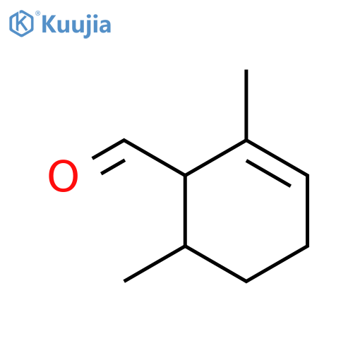2,6-dimethylcyclohex-2-ene-1-carbaldehyde, Mixture of diastereomers structure