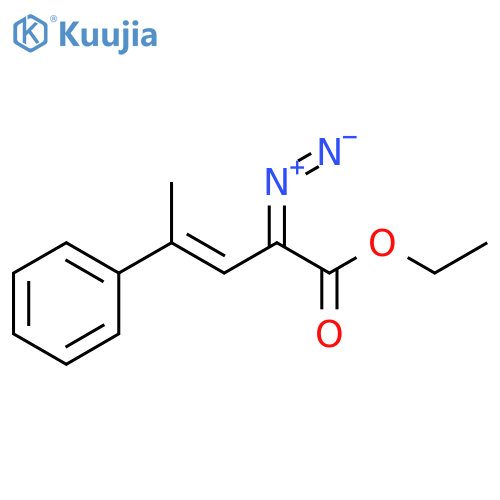 3-Pentenoic acid, 2-diazo-4-phenyl-, ethyl ester, (3E)- structure