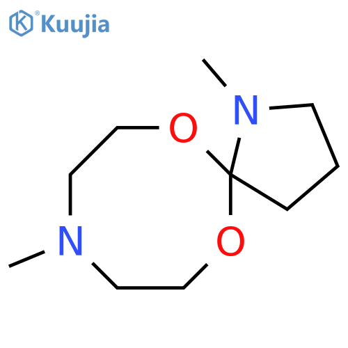6,12-Dioxa-1,9-diazaspiro[4.7]dodecane, 1,9-dimethyl- structure