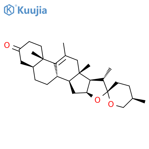 Spirost-9(11)-en-3-one, 11-methyl-, (5a,25R)- structure