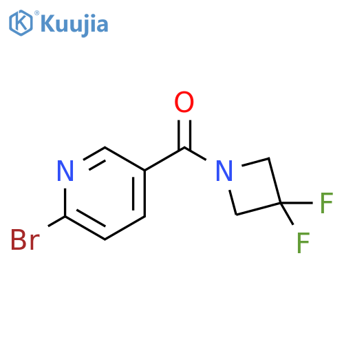 Methanone, (6-bromo-3-pyridinyl)(3,3-difluoro-1-azetidinyl)- structure