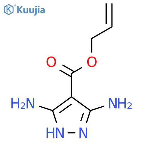 prop-2-en-1-yl 3,5-diamino-1H-pyrazole-4-carboxylate structure