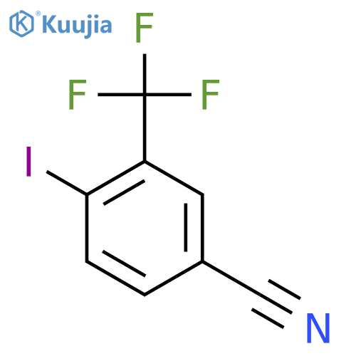 4-Iodo-3-(trifluoromethyl)benzonitrile structure