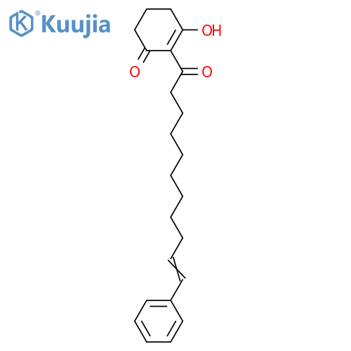 3,6-Dihydroxy-2-(1-oxo-11-phenylundecyl)-2-cyclohexen-1-one; 6-Deoxy, 10',11'-didehydro(E-) structure