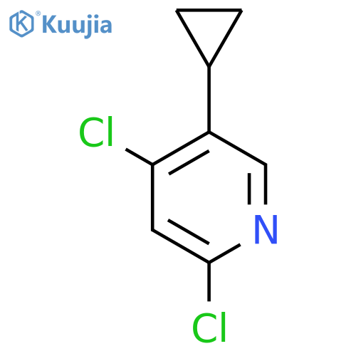 2,4-Dichloro-5-cyclopropylpyridine structure