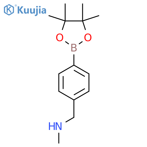 4-(N-Methylaminomethyl)phenylboronic Acid, Pinacol Ester structure