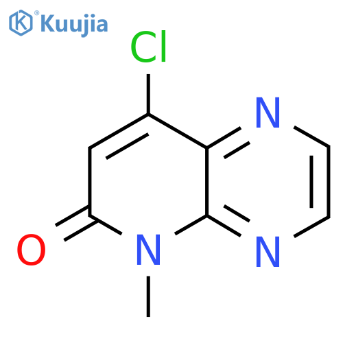 8-chloro-5-methyl-pyrido[2,3-b]pyrazin-6-one structure