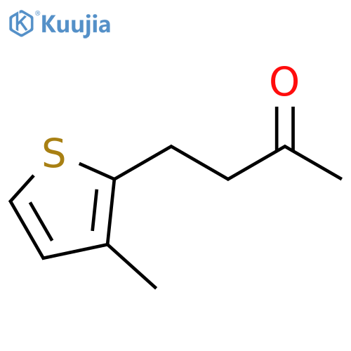 4-(3-methylthiophen-2-yl)butan-2-one structure