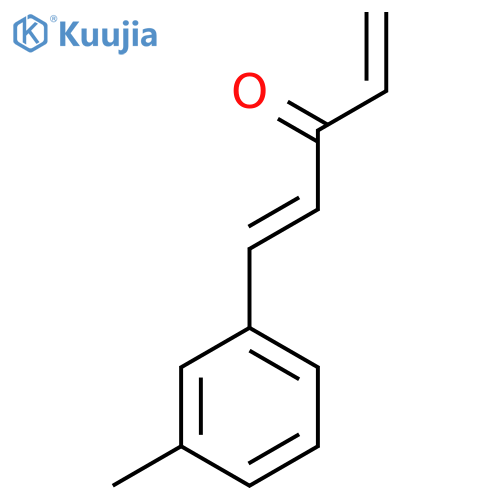 1-(3-methylphenyl)penta-1,4-dien-3-one structure