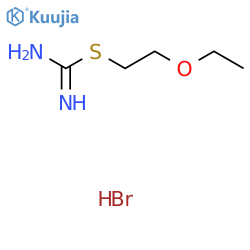 1-(Carbamimidoylsulfanyl)-2-ethoxyethane hydrobromide structure