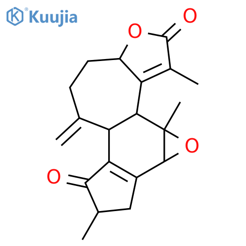 5,6-Epoxy-1-oxo-4(9),10(18),14-crotofolatrien-16,13-olide; (2α,5α,6α,13α)-form structure