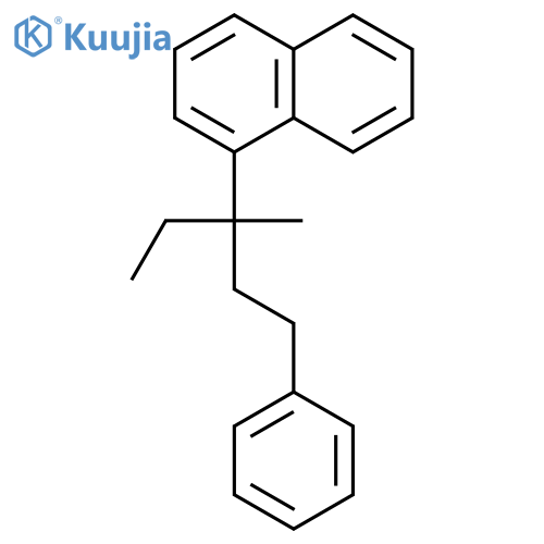 Naphthalene, 1-[(1S)-1-ethyl-1-methyl-3-phenylpropyl]- structure
