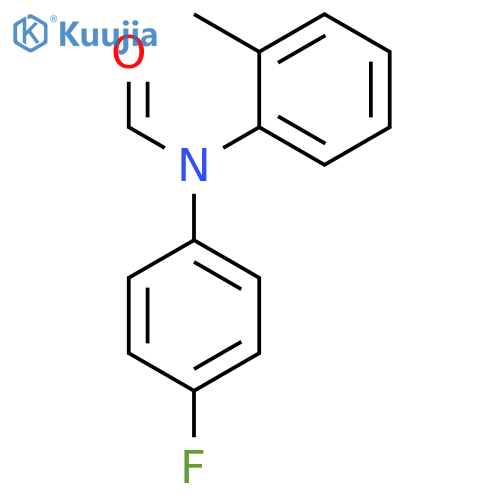 Formamide, N-(4-fluorophenyl)-N-(2-methylphenyl)- structure