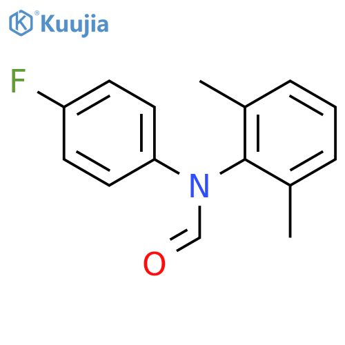 Formamide, N-(2,6-dimethylphenyl)-N-(4-fluorophenyl)- structure