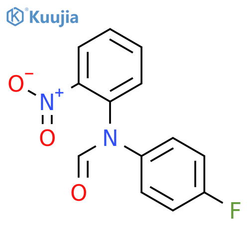Formamide, N-(4-fluorophenyl)-N-(2-nitrophenyl)- structure