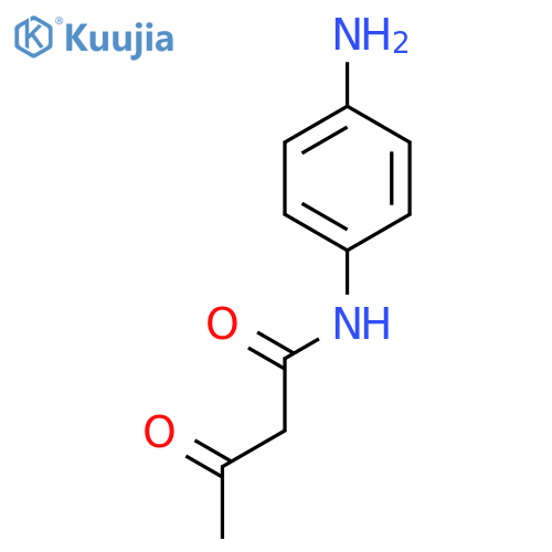 Butanamide, N-(4-aminophenyl)-3-oxo- structure