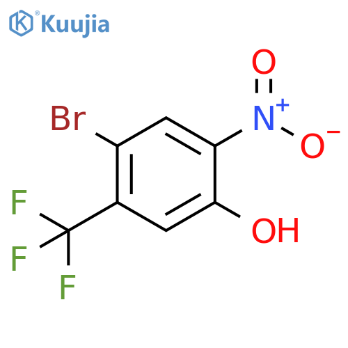 4-Bromo-2-Nitro-5-Trifluoromethyl-Phenol- structure
