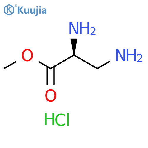 L-Alanine, 3-amino-, methyl ester, hydrochloride (1:1) structure