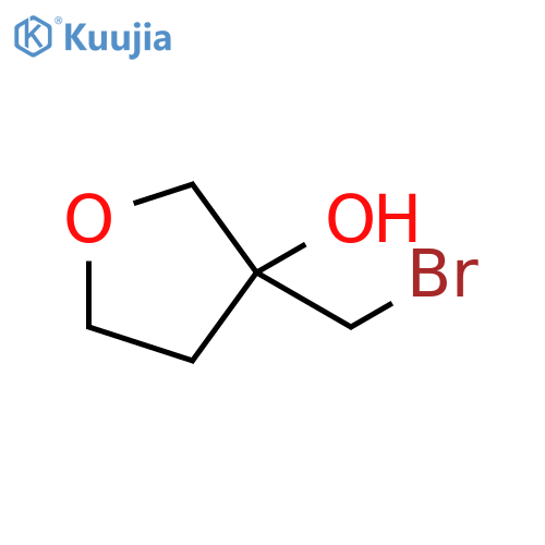 3-(bromomethyl)oxolan-3-ol structure