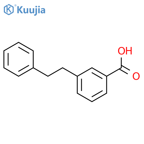 BENZOIC ACID,3-(2-PHENYLETHYL)- structure
