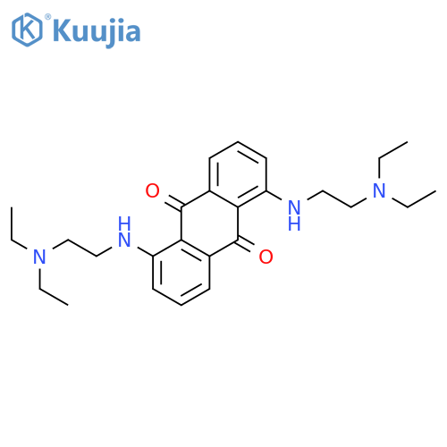 9,10-Anthracenedione,1,5-bis[[2-(diethylamino)ethyl]amino]- structure