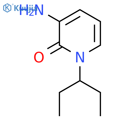 3-Amino-1-(pentan-3-yl)-1,2-dihydropyridin-2-one structure