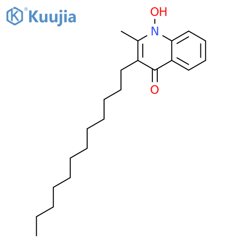4(1H)-Quinolinone, 3-dodecyl-1-hydroxy-2-methyl- structure