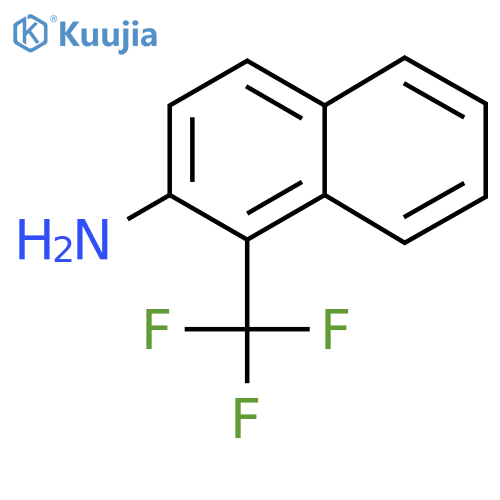 1-(Trifluoromethyl)naphthalen-2-amine structure