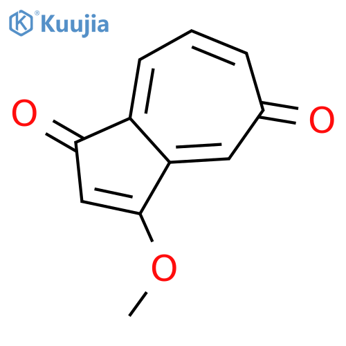 3-Methoxyazulene-1,5-dione structure