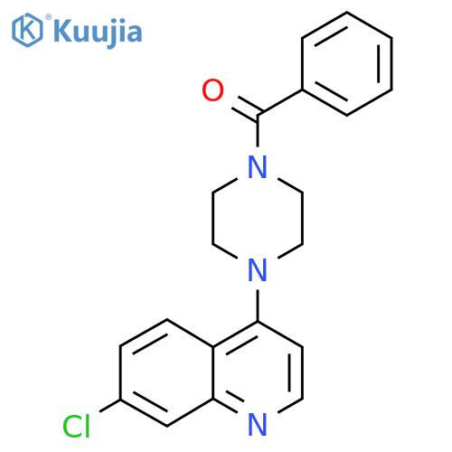 [4-(7-Chloroquinolin-4-yl)piperazin-1-yl]-phenylmethanone structure