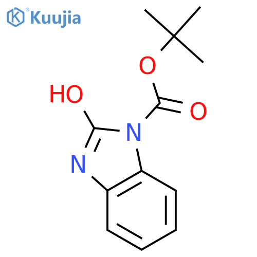 2-Oxo-2,3-dihydrobenzimidazole-1-carboxylic Acid tert-Butyl Ester structure