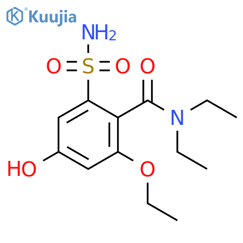Benzamide, 2-(aminosulfonyl)-6-ethoxy-N,N-diethyl-4-hydroxy- structure